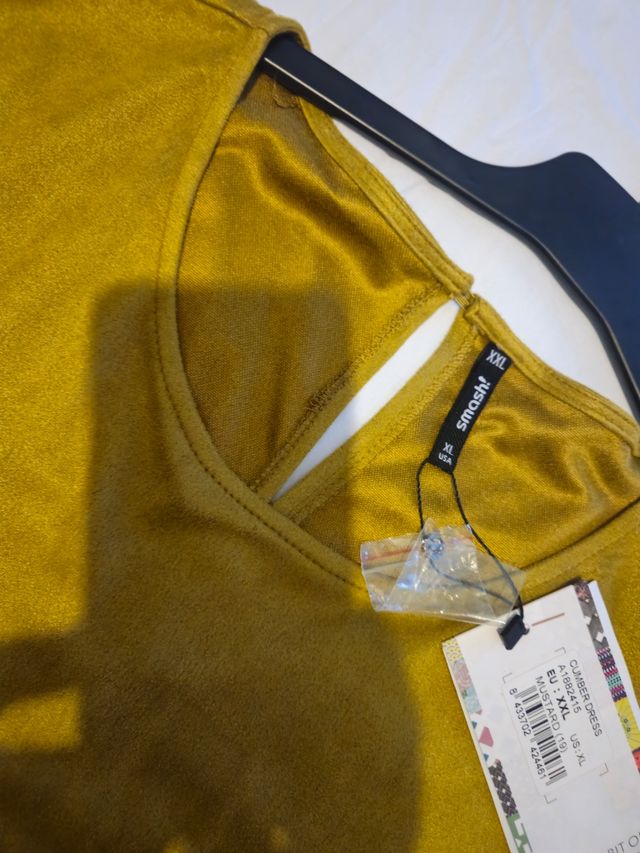 Vestido invierno dorado - Talla 7