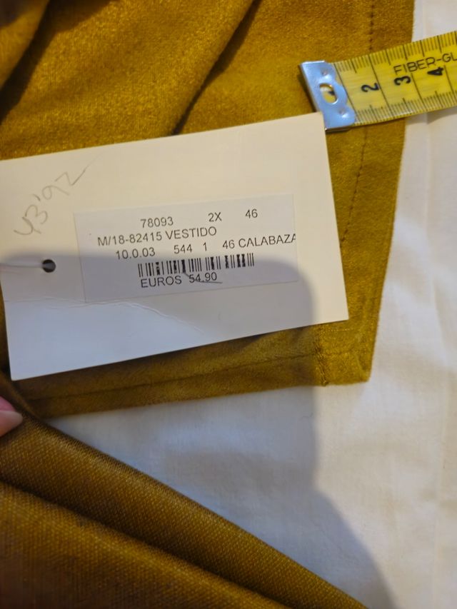 Vestido invierno dorado - Talla 7