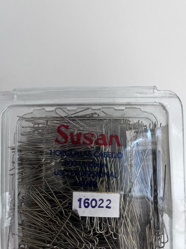 Horquillas invisible rubio Susan 800 unidades