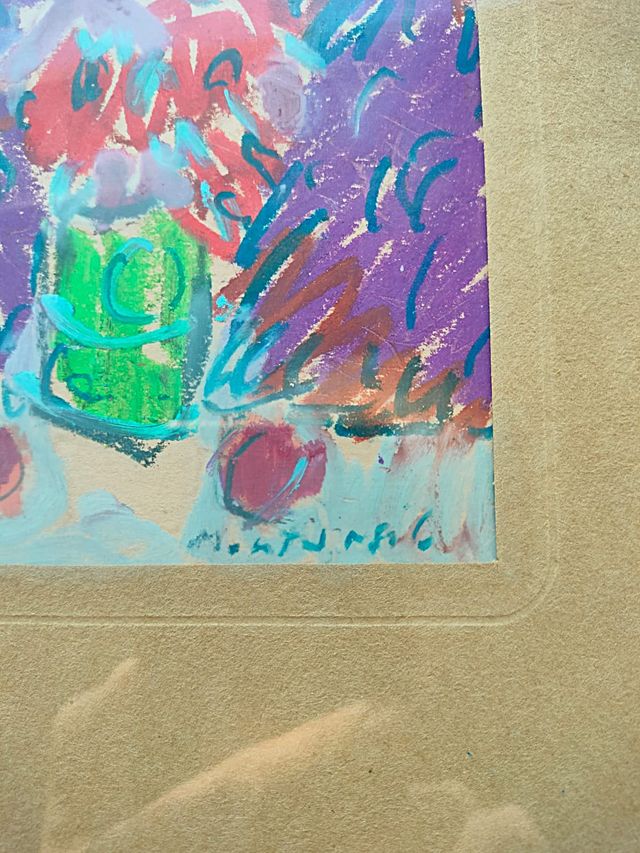 Dipinto Carlo Montarsolo Fiori di campo