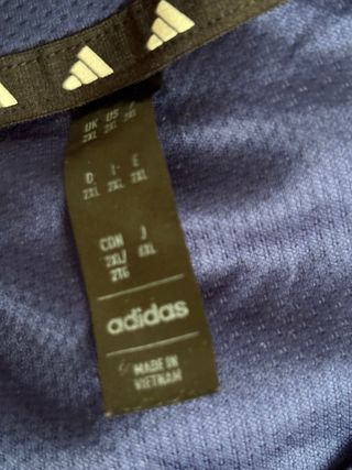 Camiseta Adidas azul - Talla XXL