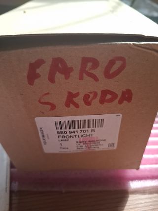 Faro antiniebla skoda