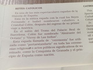 Abrecartas de los Reyes católicos