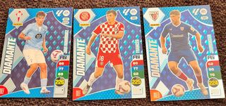 Cromos Jauregizar Francés y Javi Rodríguez Diamantes