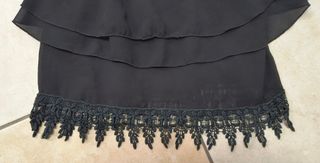 Top donna con spallina, colore nero, taglia unica