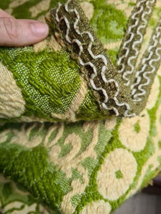 Colcha vintage verde 200x230 cm