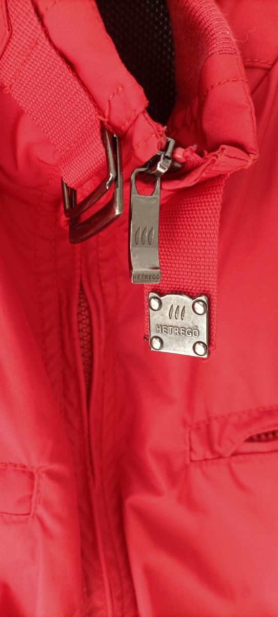 Giubbotto Hetrego' rosso taglia 50 uomo