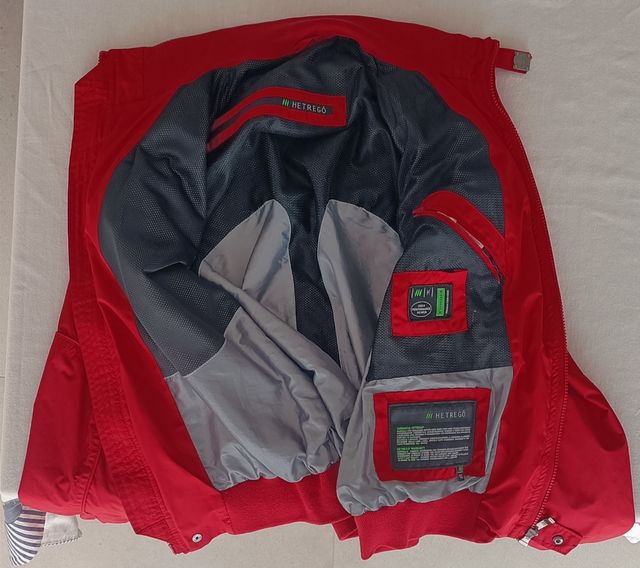 Giubbotto Hetrego' rosso taglia 50 uomo