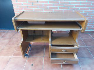 Mesa escritorio madera - marrón