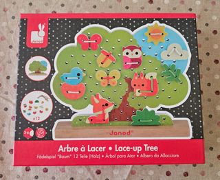 Janod Arbol para atar - Juego de encaje