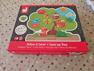 Janod Arbol para atar - Juego de encaje
