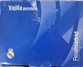 Vajilla porcelana Real Madrid oficial