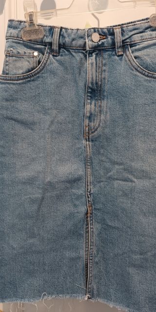 Falda vaquera azul Zara by TRF