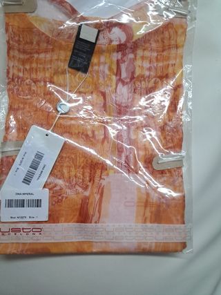 TUNIQUE MC ORANGE ROUGE