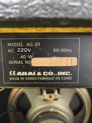 Amplificador de guitarras