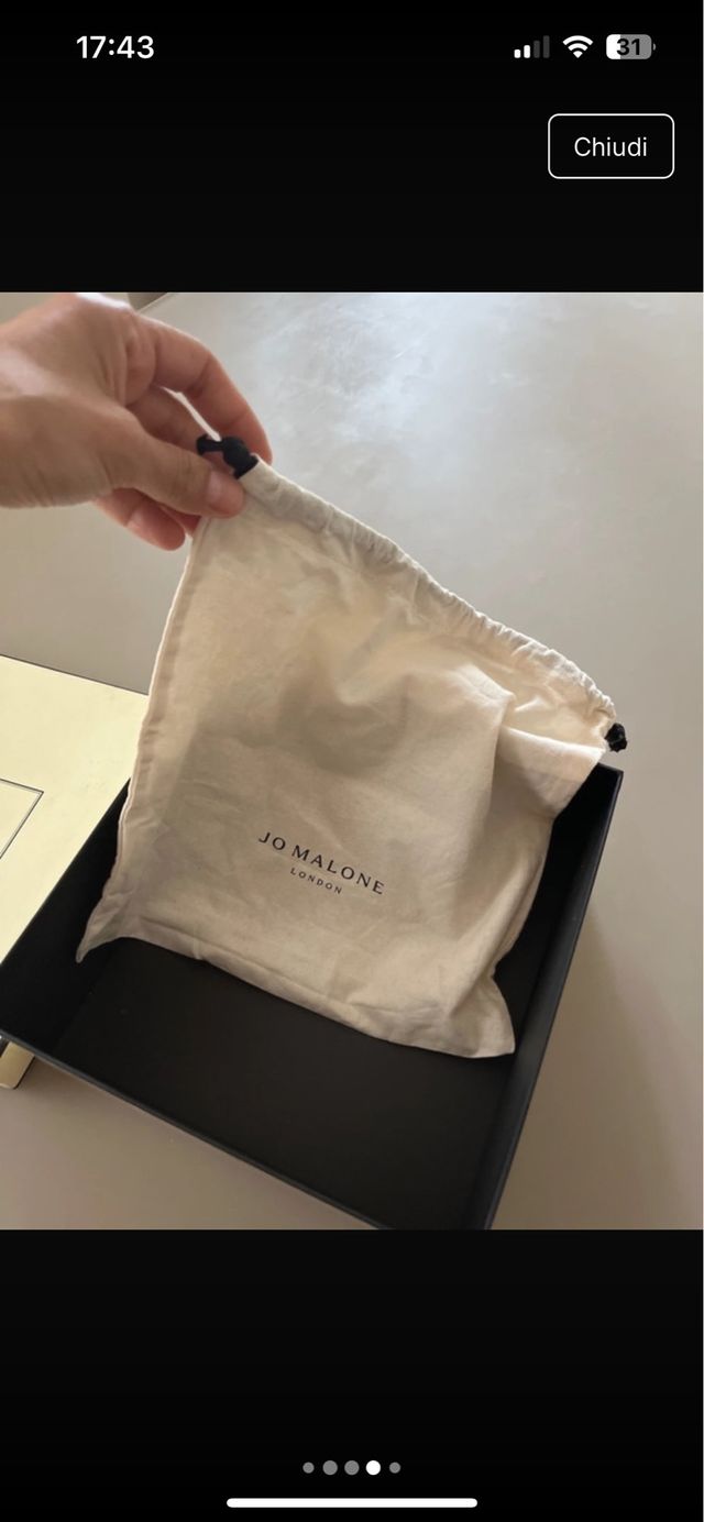 Full set scatola e dust bag Jo Malone london