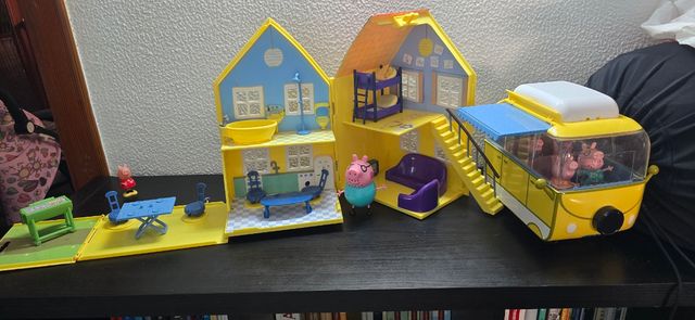 Casa y caravana Peppa Pig