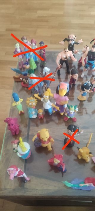 Muñecos figuras PVC variados