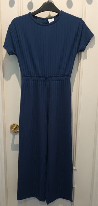 Mono azul manga corta Zara