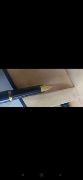 Pluma estilográfica y bolígrafo Genius, sin usar