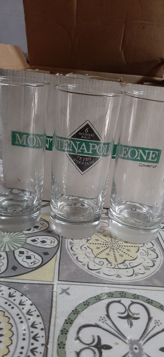 Servizio di Bicchieri bibital nuovi