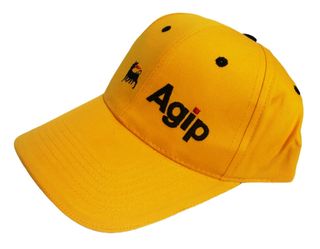 Gorra Bordada Agip Amarilla Talla Única