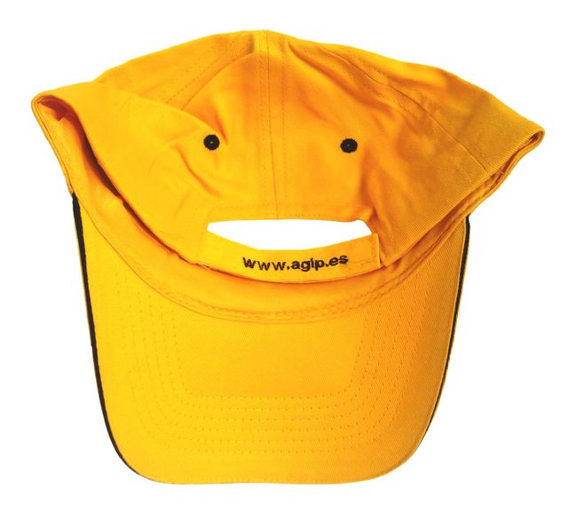 Gorra Bordada Agip Amarilla Talla Única