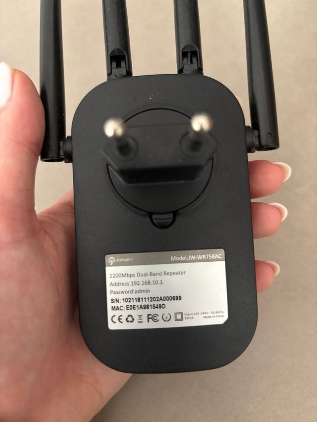 Repetidor WiFi Joowin 1200Mbps