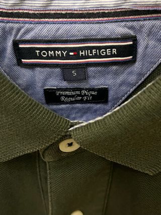 Polo Tommy Hilfiger verde tg.S