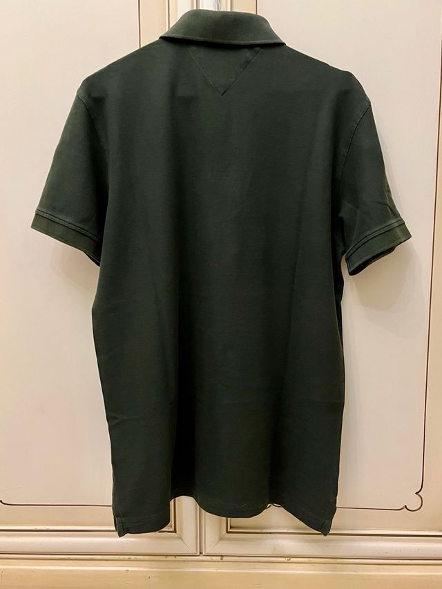 Polo Tommy Hilfiger verde tg.S