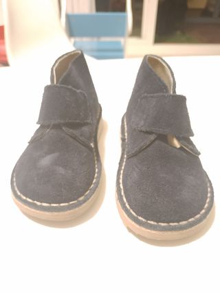 Zapatos serraje niño - Azul marino 23N