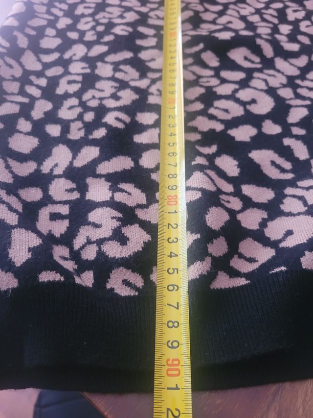 Vestido sudadera leopardo - Talla XXL