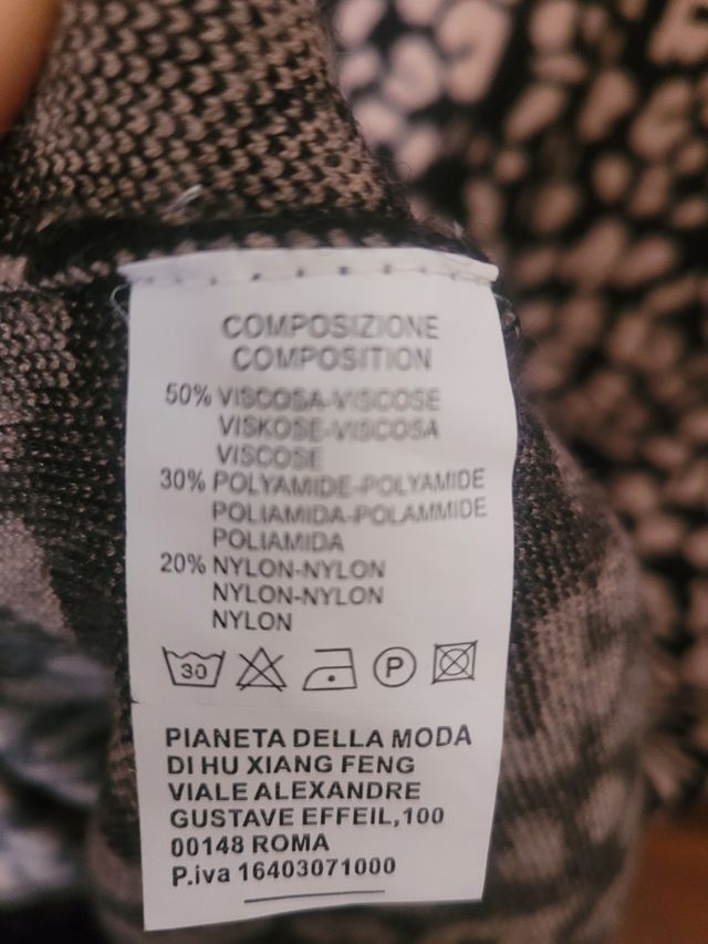 Vestido sudadera leopardo - Talla XXL