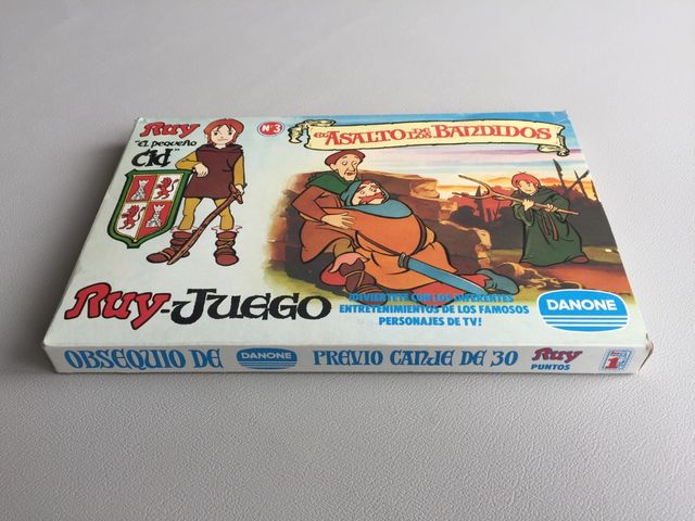 Danone Ruy El Pequeño Cid Juego años 80