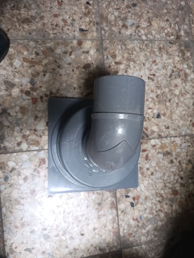 Sumidero desagüe PVC gris