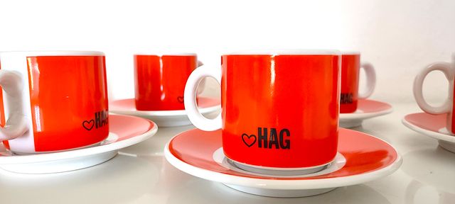 Tazzine vintage caffè HAG anni 70