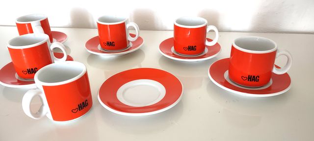 Tazzine vintage caffè HAG anni 70