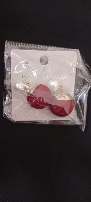 Pendientes rojos KOSOKO MODA