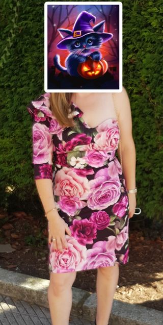 Vestido flores de fiesta
