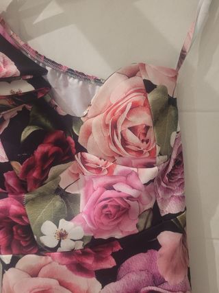 Vestido flores de fiesta