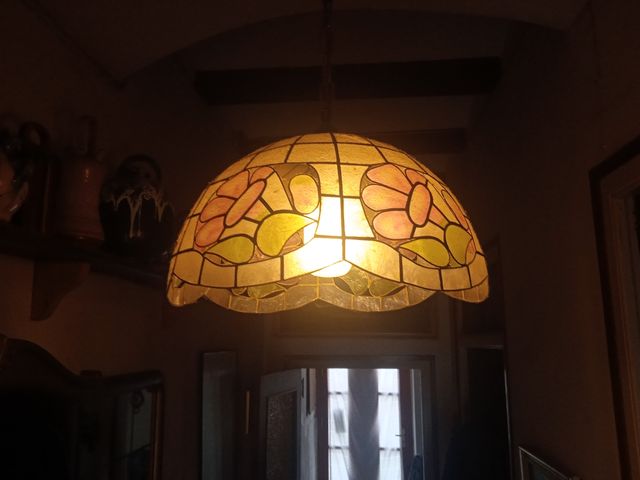 Lampada da soffitto, tipo Tiffany