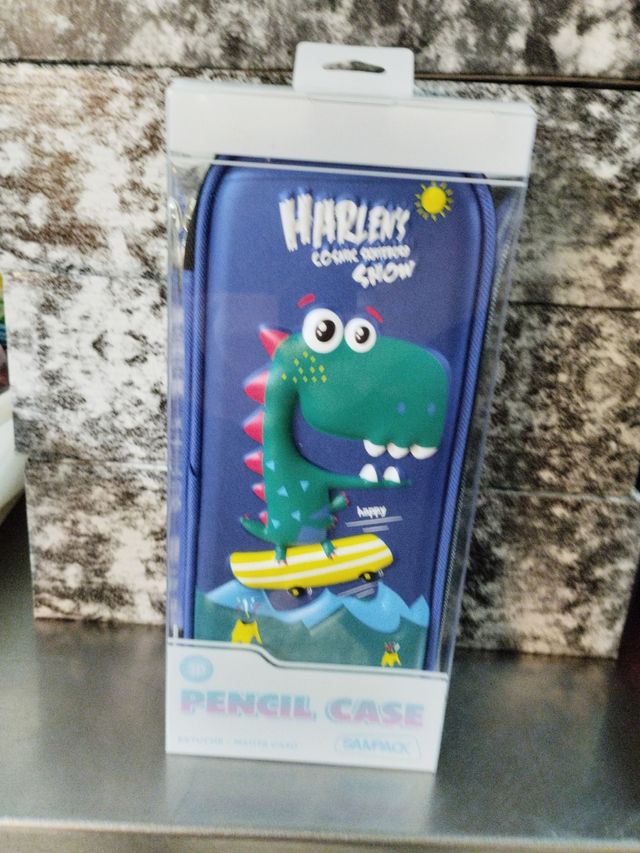 Estuche lapicero dinosaurio