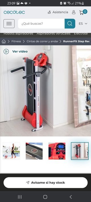 Cinta andar RunnerFit Step Rec Cecotec