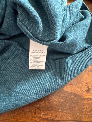 Maglione misto Cashmere Verde Tg.S