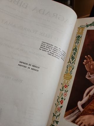 Biblia de 1951. Edición Mexico