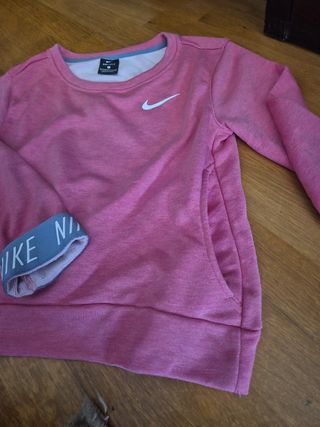Sudadera Nike niña rosa - Talla 12 años