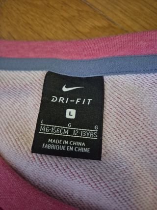 Sudadera Nike niña rosa - Talla 12 años