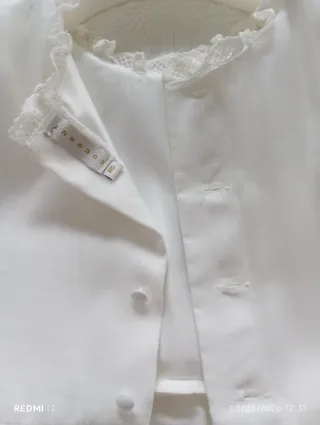 Vestido comunión niña beige Talla 105- año 2025