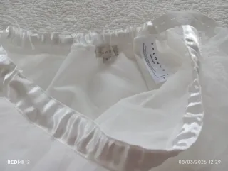 Vestido comunión niña beige Talla 105- año 2025