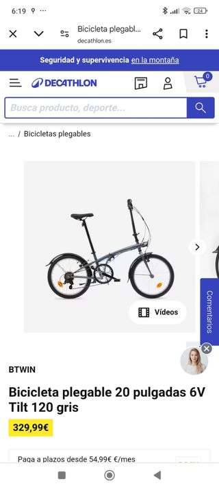 Bici pieghevole